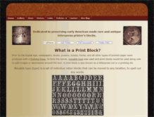 Tablet Screenshot of damoselsprintersblocks.com